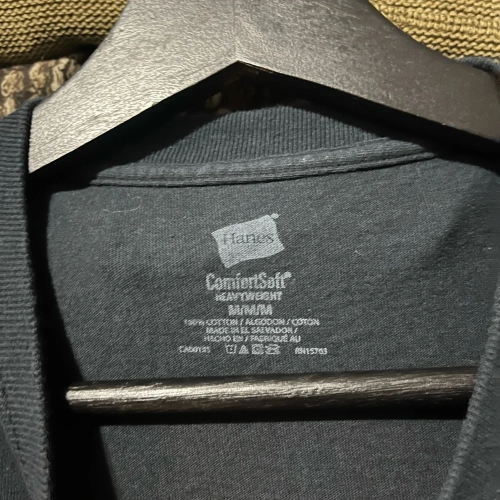 Hanes Black and Orange Graphic Tee - Picture 3 of 4